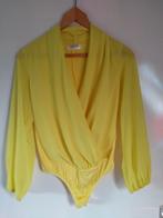 Body blouse geel van cherry koko maat m, Kleding | Dames, Ophalen of Verzenden, Geel, Body of Korset
