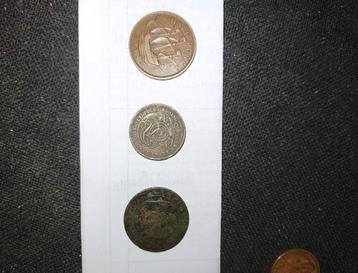 3 Antieke Munten - Diverse Herkomst beschikbaar voor biedingen