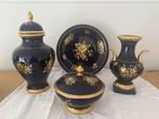 Kobalt Blauw Sier Set met Gouden Details, Ophalen of Verzenden