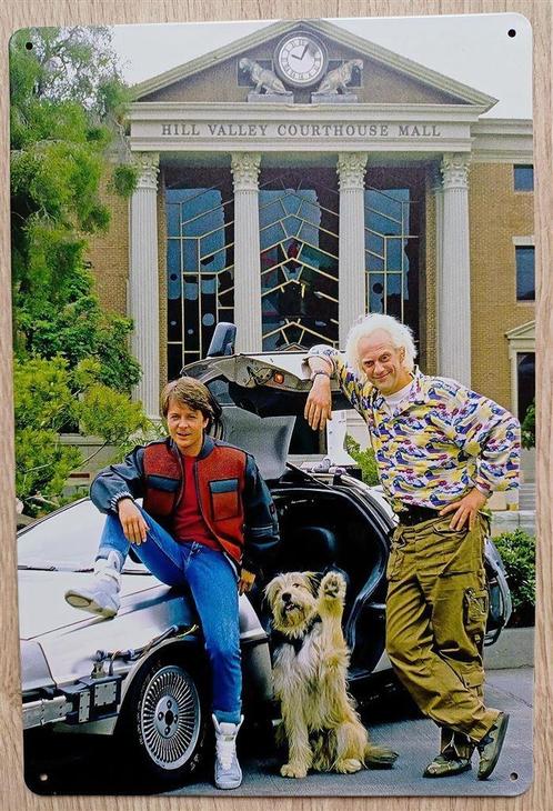 BACK TO THE FUTURE Metalen Film Wandbord poster, Verzamelen, Film en Tv, Nieuw, Poster, Verzenden