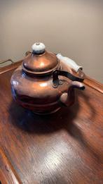 Koperen theepot, Antiek en Kunst, Antiek | Koper en Brons, Ophalen of Verzenden, Koper