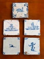 5 Antieke tegels., Antiek en Kunst, Ophalen