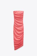 Koraalroze strapless jurk maat L, Maat 42/44 (L), Nieuw, Ophalen of Verzenden, GuessWhat!