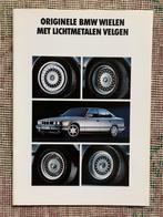 Nederlandse brochure originele BMW lichtmetalen velgen 1991, Boeken, Auto's | Folders en Tijdschriften, BMW, BMW, Ophalen of Verzenden