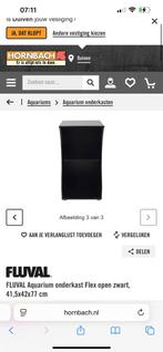 Aquarium inclusief vissen en onderkast en, Ophalen, Zo goed als nieuw, Minder dan 100 cm