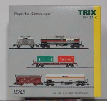Minitrix 15285 Wagen-Set ´Gütertransport´ beschikbaar voor biedingen
