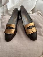 Bally Pumps Vintage bruin met goud maat 7,5, Kleding | Dames, Schoenen, Ophalen of Verzenden, Zo goed als nieuw, Bruin