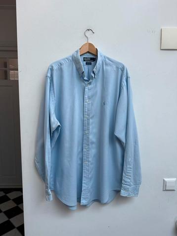 Ralph Lauren Yarmouth overhemd – lichtblauw – maat 17 (L/XL) beschikbaar voor biedingen