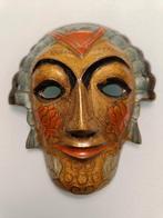 Venetiaans masker koper/messing, Antiek en Kunst, Antiek | Koper en Brons, Ophalen of Verzenden, Koper