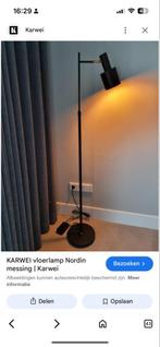 Karwei Nordin Vloerlamp, Huis en Inrichting, Lampen | Vloerlampen, Ophalen of Verzenden, Gebruikt, Metaal, 100 tot 150 cm