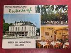 Beek bij Nijmegen  Hotel-restaurant Rustenburgh, Verzamelen, Ansichtkaarten | Nederland, Ophalen of Verzenden, 1940 tot 1960, Gelderland