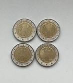 Set van 4 Duitse 2 Euro Munten 2002 F J 2003 G 2011 J, Ophalen of Verzenden, Duitsland, 2 euro, Losse munt