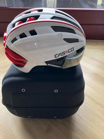 Fietshelm Casco SPEEDairo (54-59cm) mét vizier beschikbaar voor biedingen