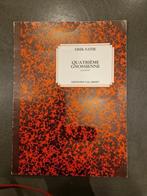 Quatrieme Gnossienne Erik Satie, Ophalen of Verzenden, Nieuw, Artiest of Componist, Piano