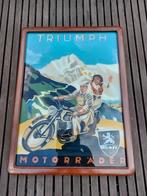 Truimph reclame poster, Verzamelen, Merken en Reclamevoorwerpen, Ophalen of Verzenden, Zo goed als nieuw, Reclamebord