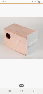 Zoek 3 linkse grasparkieten blokken gehu, Dieren en Toebehoren, Ophalen of Verzenden, Hout, Broedkooi of Kweekkooi
