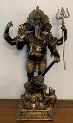 Bronzen Ganesha 60cm 11KG ~ Bronzen Boeddha, Antiek en Kunst, Ophalen, Brons