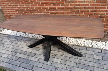 Deens ovale eettafel, massief eiken, 200cm beschikbaar voor biedingen