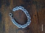 Armband 22cm lang 1 cm breed, Ophalen of Verzenden, Zo goed als nieuw, Zilver, Staal