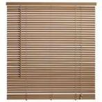 Houten Jalozie, Bruin, 200 cm of meer, Nieuw, Noten gelamineerd
