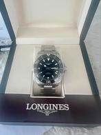 Longines Hydroconquest GMT full set met garantie, Staal, Staal, Polshorloge, Zo goed als nieuw