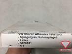 vw sharan alhambra spiegelglas spiegel glas links nieuw! 587, Auto-onderdelen, Spiegels, Ophalen of Verzenden, Nieuw, Volkswagen