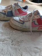 Dames Nike Air Force 1 shadow roze/lila/wit maat 41, Verzenden, Gedragen, Wit, Sneakers of Gympen