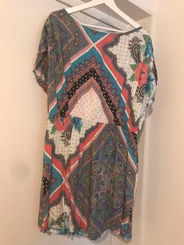 Sutherland jurk blousend model print maat xl oto 61cm zgan beschikbaar voor biedingen