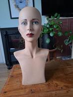 Vintage paspophoofd (zonder oorbellen), Ophalen of Verzenden, Gebruikt