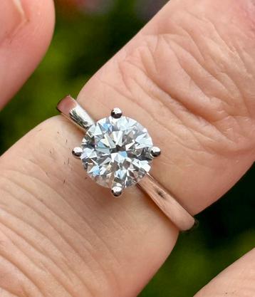 Gouden ring diamant van 1.52ct met IGI certificaat! NIEUW!! beschikbaar voor biedingen