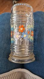 Met de hand beschilderd Duitse bierpul vintage., Ophalen of Verzenden, Zo goed als nieuw, Bierglas