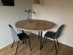Twee moderne eetkamerstoelen, Huis en Inrichting, Stoelen, Ophalen, Twee, Metaal, Zo goed als nieuw