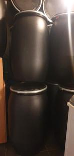 WATER TONNEN MET KLEM  200 LITTER, 150 liter of meer, Ophalen, Gebruikt, Kunststof