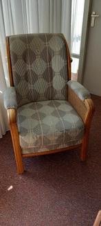 2 leunstoelen, Huis en Inrichting, Fauteuils, Ophalen, Hout, Gebruikt, 75 tot 100 cm