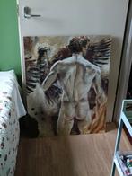 Mooi paneel met afbeelding., Antiek en Kunst, Kunst | Schilderijen | Abstract, Ophalen