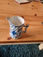 Roomkannetje met blauw bloemmotief, Ophalen of Verzenden