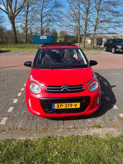 Citroën C1 1.0 E-vti 3-DRS 2015 Rood Airscape, Auto's, Citroën, Particulier, C1, Benzine, A, Hatchback, Handgeschakeld, Geïmporteerd