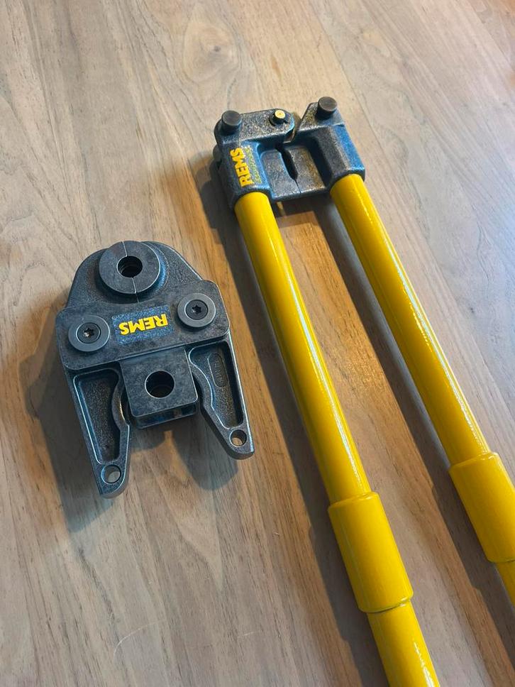 REMS handperstang + persbek TH11.6 (NIEUW), Doe-het-zelf en Verbouw, Gereedschap | Handgereedschap, Nieuw, Ophalen of Verzenden