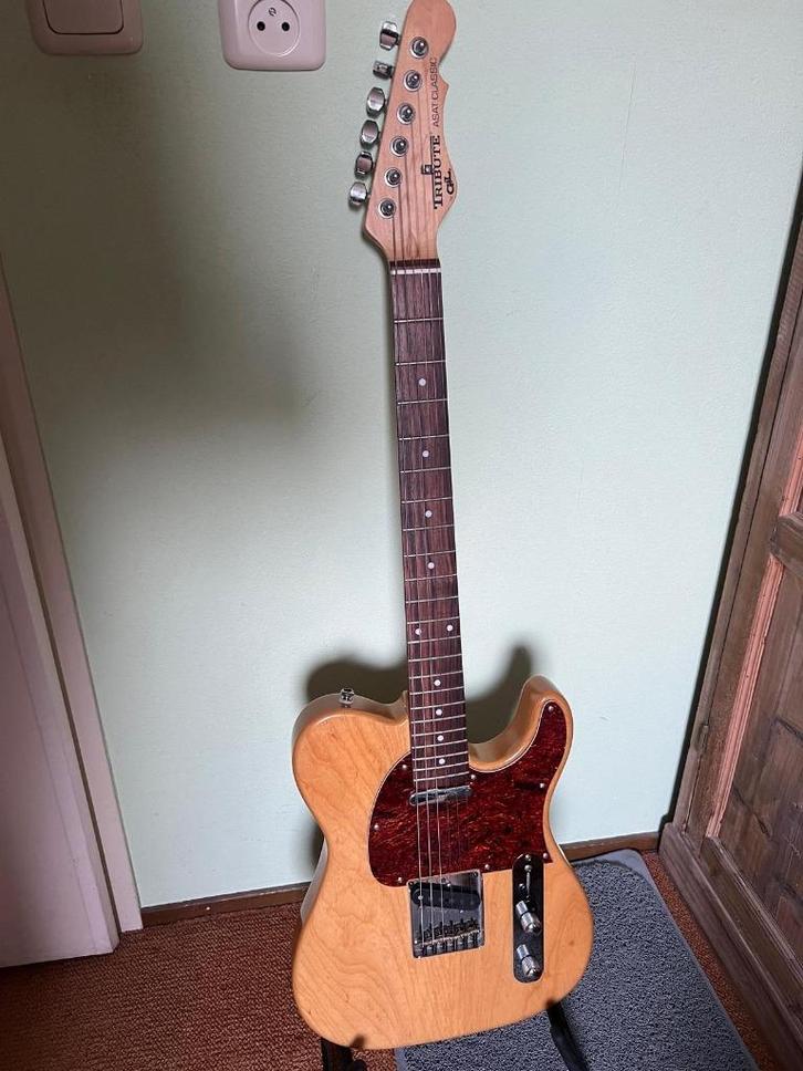 G&L Tribute Asat Classic, Muziek en Instrumenten, Snaarinstrumenten | Gitaren | Elektrisch, Zo goed als nieuw, Solid body, Overige merken