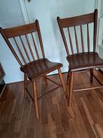 2 antiek boeren of café stoelen stoeltjes voor 1900, Ophalen of Verzenden
