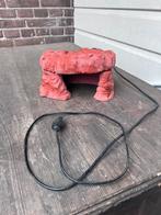 Warmte steen/schuilhuisje Terrarium, Dieren en Toebehoren, Ophalen of Verzenden, Gebruikt, Tak, Plant, Rots of Steen