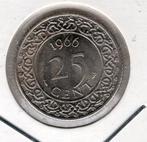 Suriname 25 cent 1966 unc, Verzenden, Noord-Amerika