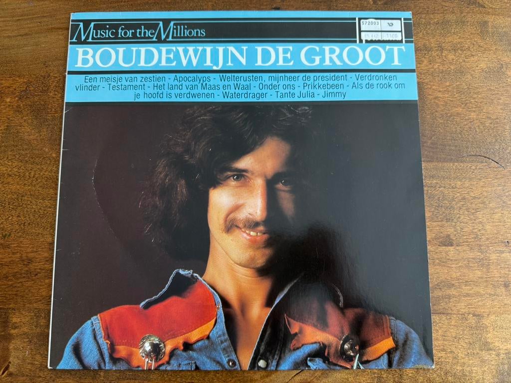 LP Vinyl Boudewijn de Groot Music for the Millions, Cd's en Dvd's, Overige genres, Ophalen of Verzenden, 12 inch, 1970 - 1979