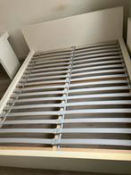 IKEA bed 160x200 met bijna nieuw matras, Ophalen, Wit, Tweepersoons, Zo goed als nieuw