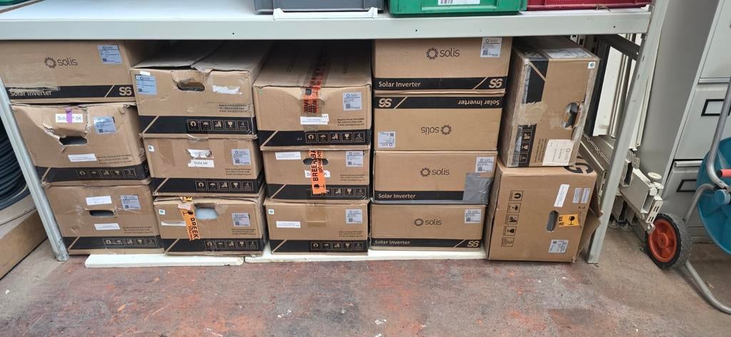 Partij omvormers Solis + Growatt - 20 stuks, Ophalen, Nieuw, Overige typen