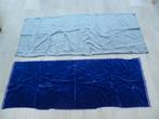 2 Velours lappen stof: Grijs en paars. Voor bv. kussentjes., Paars, Nieuw, Ophalen of Verzenden, 30 tot 120 cm