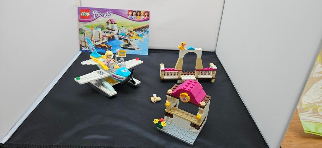 Lego Friends 3063 Vliegshow met watervliegtuig, Gebruikt, Lego, Friends, Ophalen of Verzenden