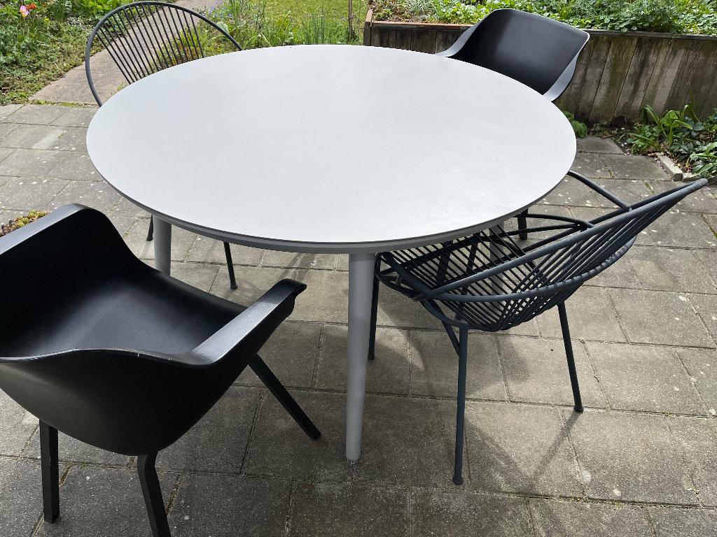 hartman sophie tuintafel, Tuin en Terras, Ophalen, Zo goed als nieuw, Rond, Overige materialen