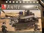 Leger speelgoed set: Tank, vrachtwagen, jeep en soldaten, Ophalen of Verzenden, Gebruikt, Overige merken