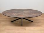 Ovale eettafel HPL Roest 220x100 - Direct Leverbaar, Huis en Inrichting, Tafels | Eettafels, 100 tot 150 cm, 200 cm of meer, Ophalen of Verzenden